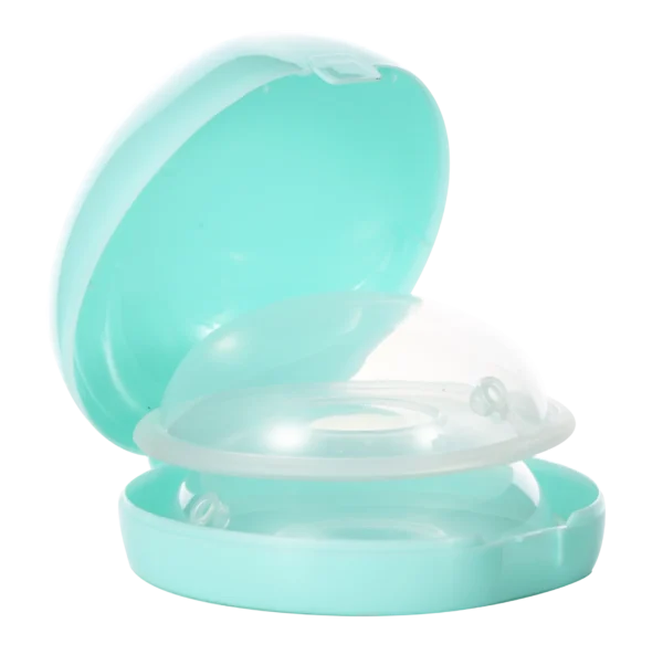 2pices Silicone Wearable BreastMilk Collector With Carrying Box