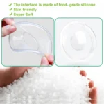 2pices Silicone Wearable BreastMilk Collector With Carrying Box