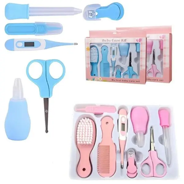 Baby Care Kit, 10 Pcs Convenient Healthcare Grooming Set