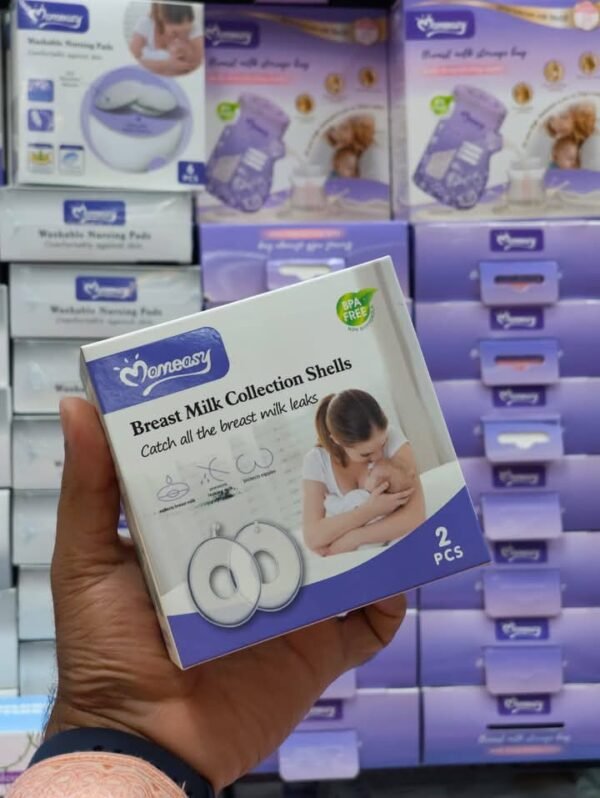 2pices Silicone Wearable BreastMilk Collector With Carrying Box