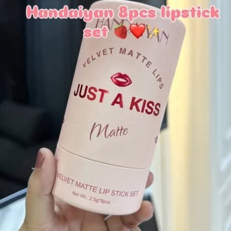 Handiyan Just a Kiss velvet Lipstick set 8 in 1 box