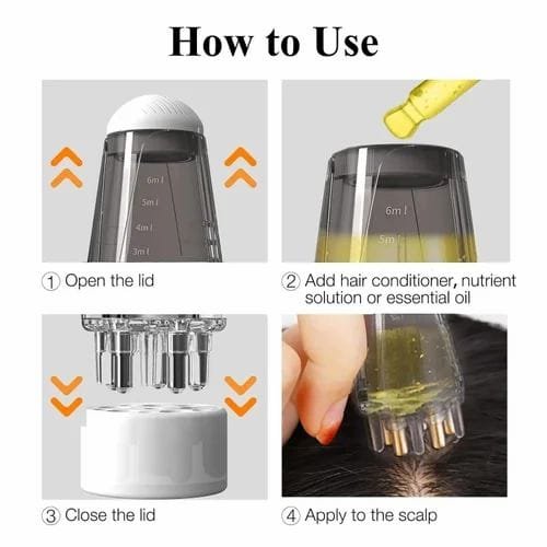 Scalp Hair Oil Applicator, Easy Massage Tool for Oil