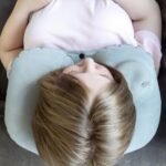 Press Type Inflatable Pillow Portable Nap Pillow Car Airplane