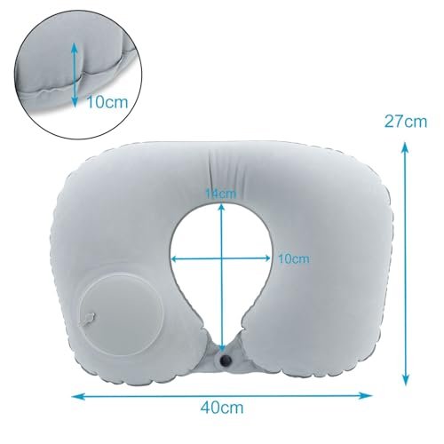 Press Type Inflatable Pillow Portable Nap Pillow Car Airplane