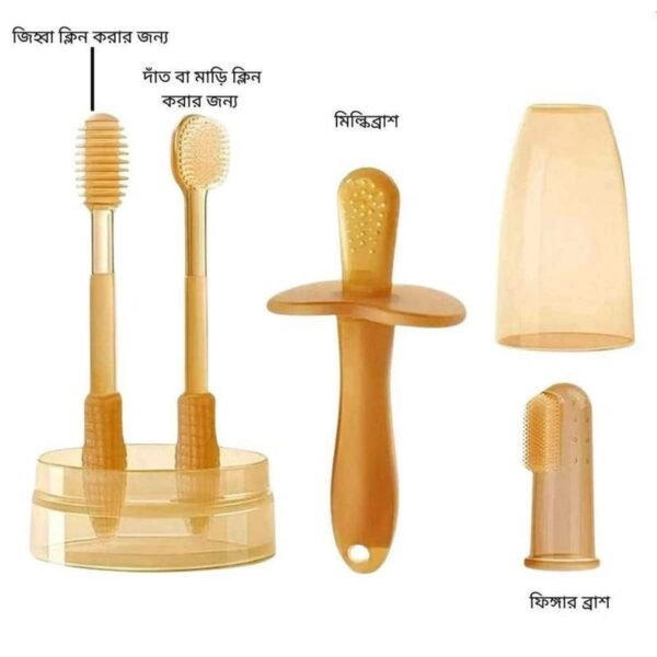 Nano Silica Baby Brush Set 1in4