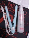 Mini hair straightener + hit protection jail