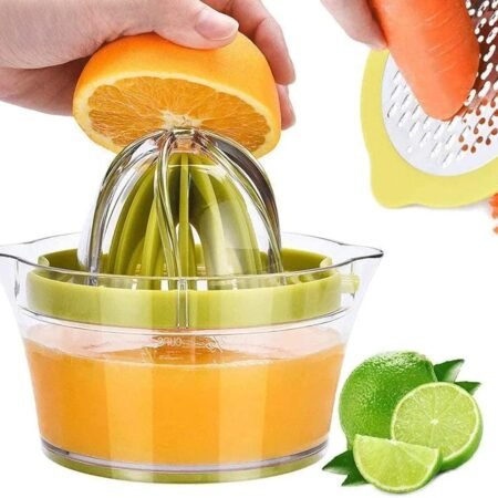 4 in 1 manual juscer freesh multi functional orange fress hand 400 ml engraved size