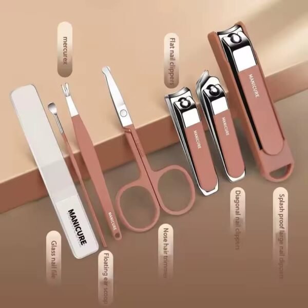 Portable Nail Clippers Set (7 Piece Set)