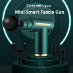 Portable Multifunction Deep Muscle Massager small vibration massage gun with 4 Massage Heads