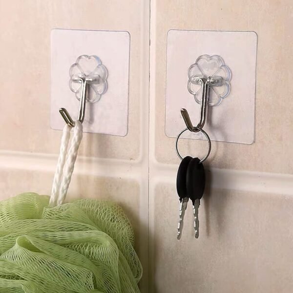 10 Pcs Self Adhesive Door Wall Hangers Hooks
