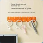 6 pcs hook set Cuttable Key Necklace Hanger Waterproof Bath Ball