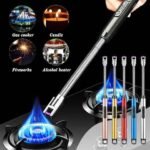 360° Outdoor Kitchen Lighter USB Rechargeable Portable Electronic Lighter Safety Lock Eco-friendly For Candles Gas Stoves 265mm
