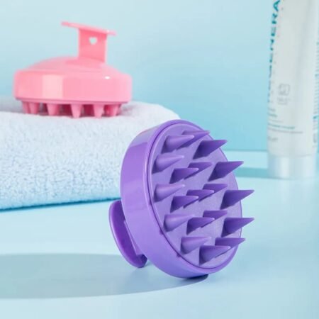Hair Scalp Massager Shampoo Brush Soft Silicone Shampoo