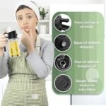 2in1 Oil Sprayer Glass Bottle