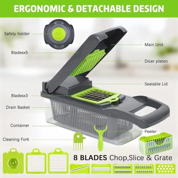 16 in 1 Multifunctional Vegetable Slicer
