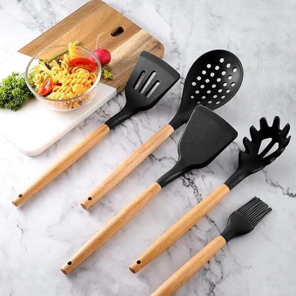 12Pcs-Silicone Kitchenware Set Kitchen Utensils Cooking Sets Non-stick