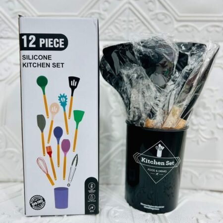 12Pcs-Silicone Kitchenware Set Kitchen Utensils Cooking Sets Non-stick