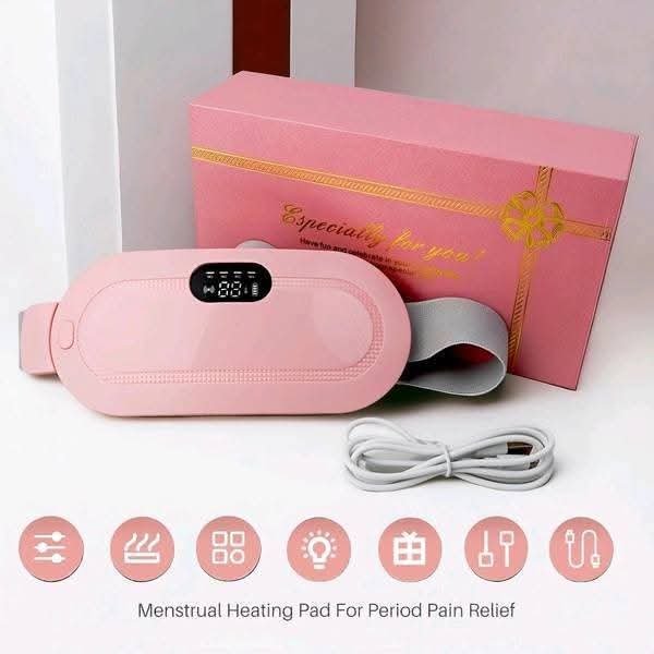 Heating pad for Period Cramps & Vibration sliming Massage