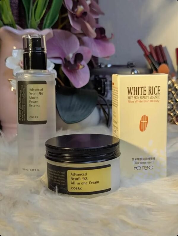 COSRX Snail Essence & COSRX Snail Cream (100g) (Rice Serum Free Offer