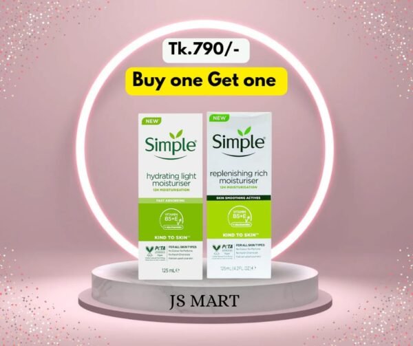 replenishing rich + light moisturiser Buy 1 Get 1 Free
