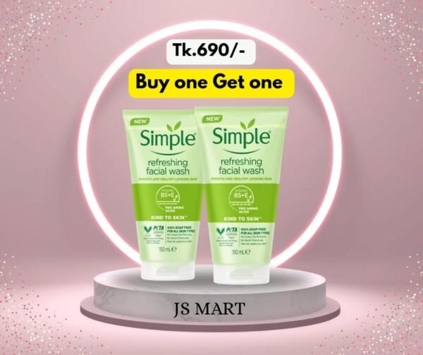 Simple Facewash Buy 1 Get 1 Free